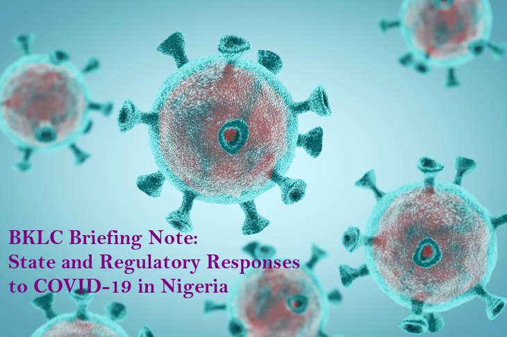 State and Regulatory Responses to COVID-19 in Nigeria
